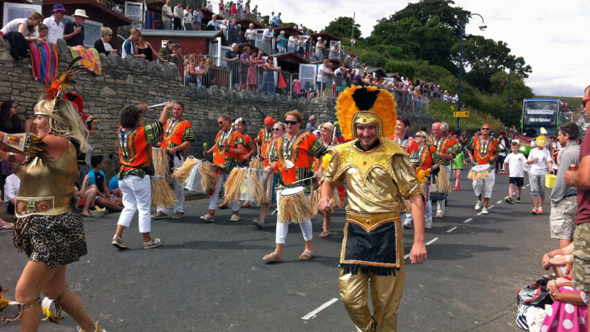 Swanage Carnival parade