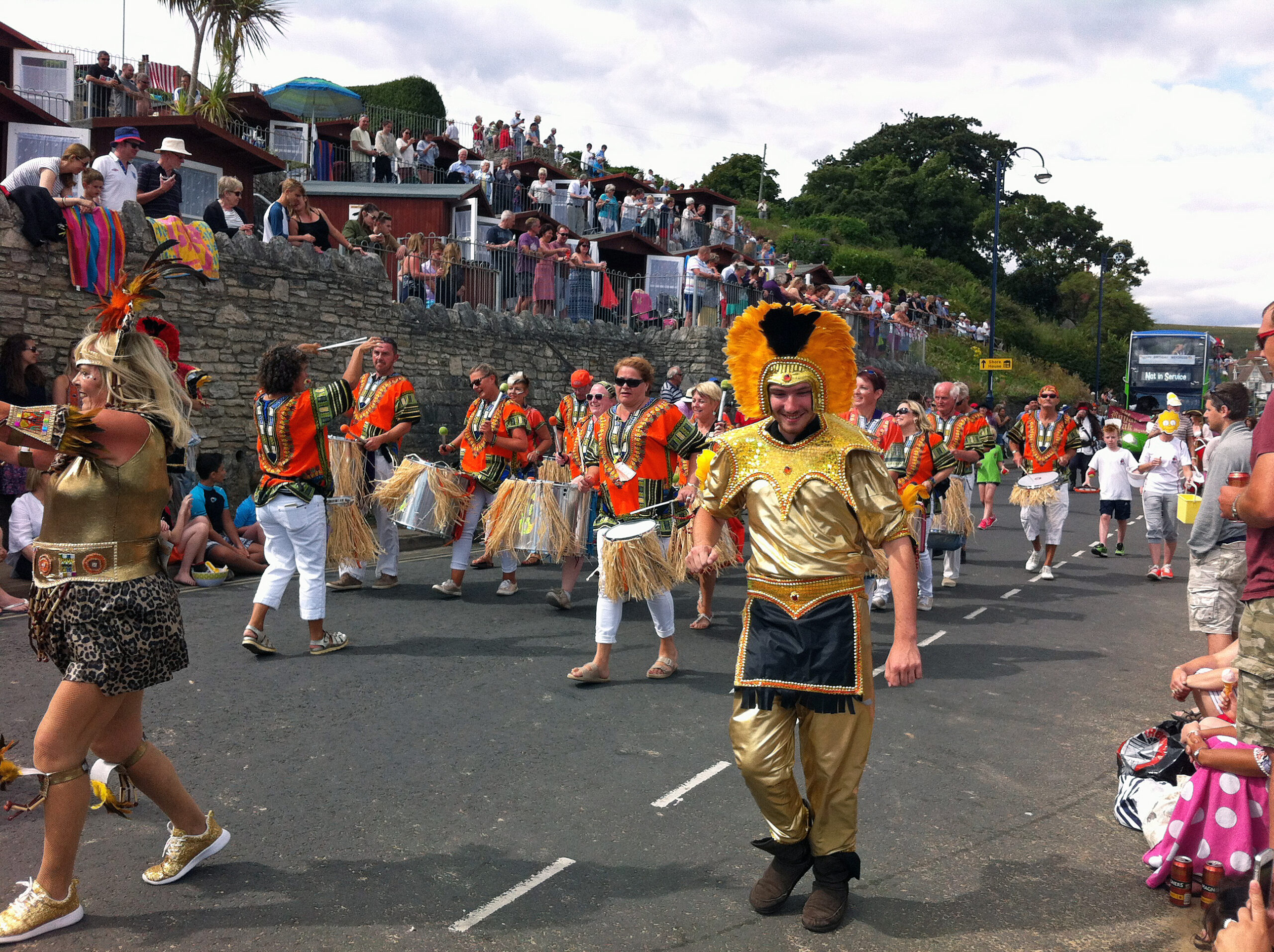 Swanage Carnival parade