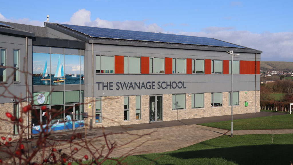 The exterior of The Swanage School