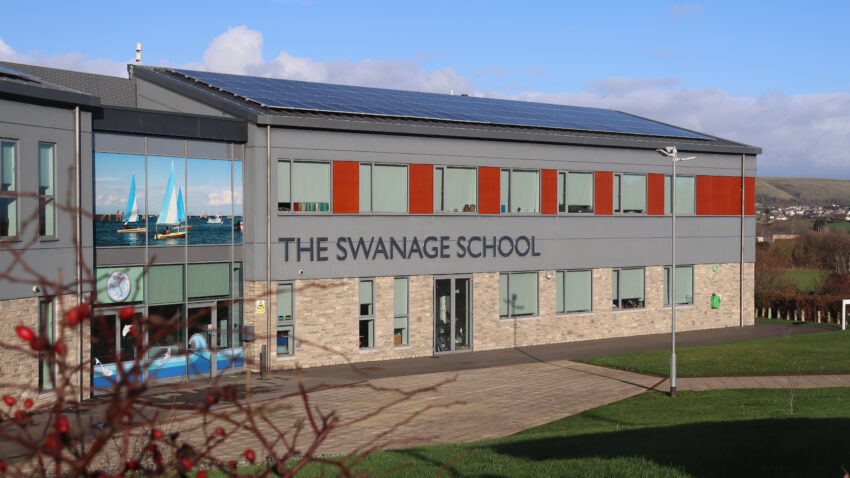 The exterior of The Swanage School