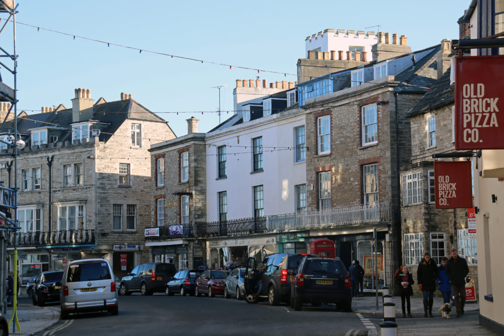 Street view of the lower High Street
