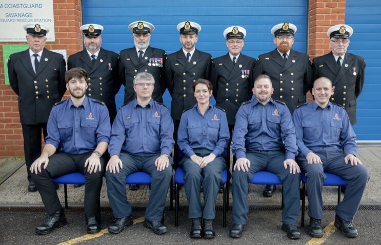 Swanage Coastguard team
