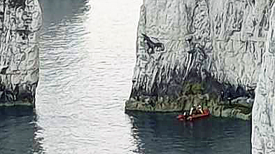 People rescued from Old Harry by Swanage Lifeboat crew