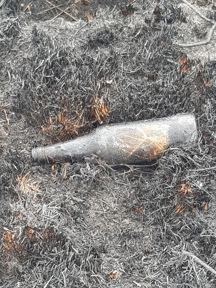 Bottle at Wareham fire