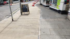 New pavement in Institute road