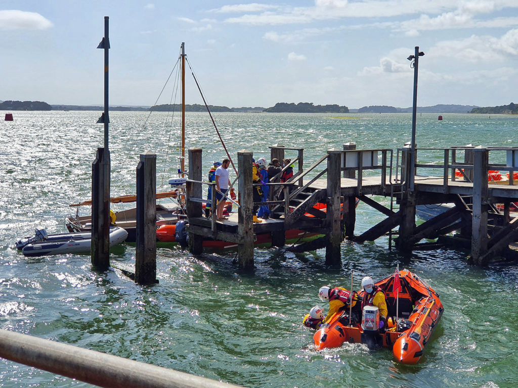 Yacht rescued by Poole lifeboat