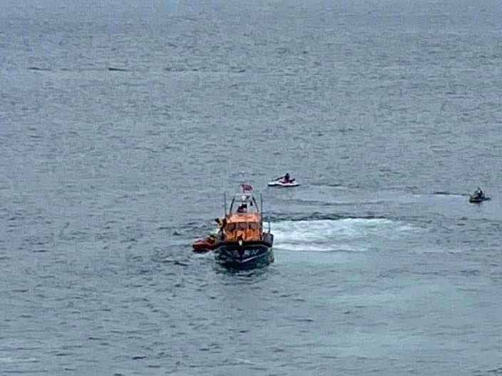 Old Harry Rocks cliff rescue of woman