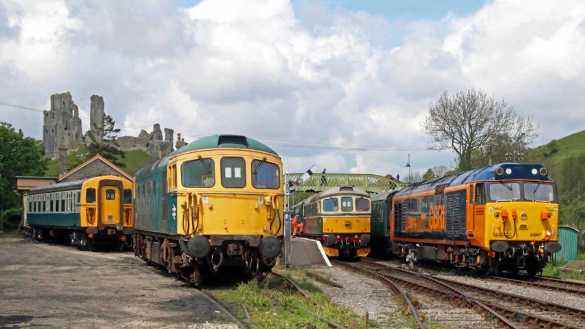 Swanage Railway diesel trains