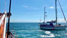 Yacht rescued by Swanage Lifeboat
