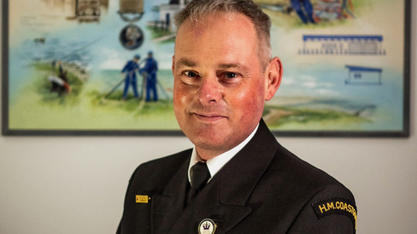 Swanage Coastguard station officer,Ian Brown