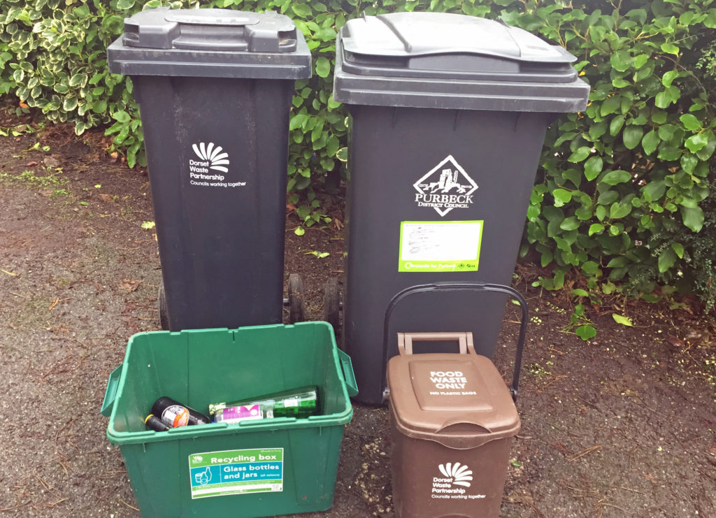 Waste and recycling bins