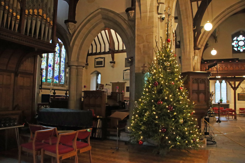 Christmas Tree in St Mary's Church