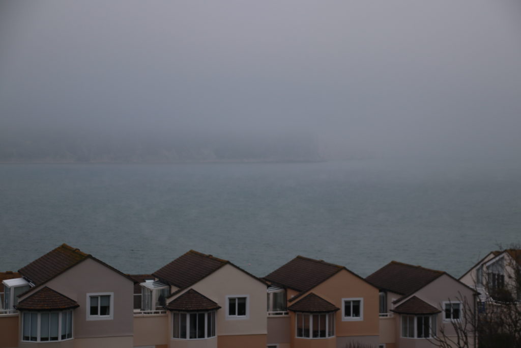 Swanage fog in December 2020
