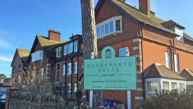Exterior of Wordsworth House Care Home
