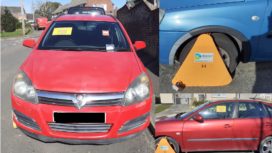 Abandoned cars clamped by Dorset Council