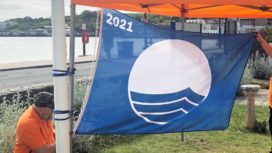 Blue Flag being raised for 2021