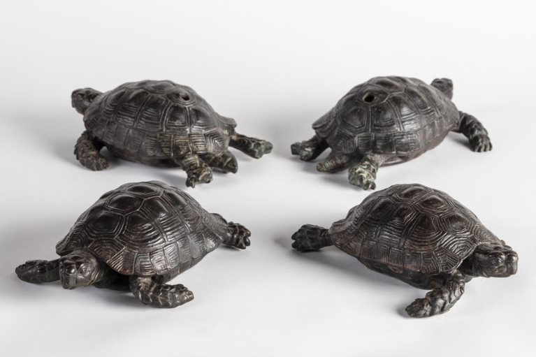 Bronze tortoises
