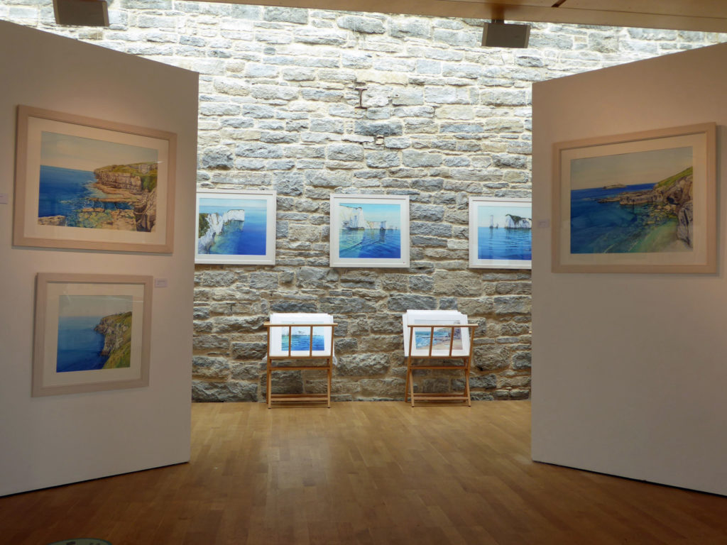 Cathy Veale exhibition in the Fine Foundation Gallery at Durlston