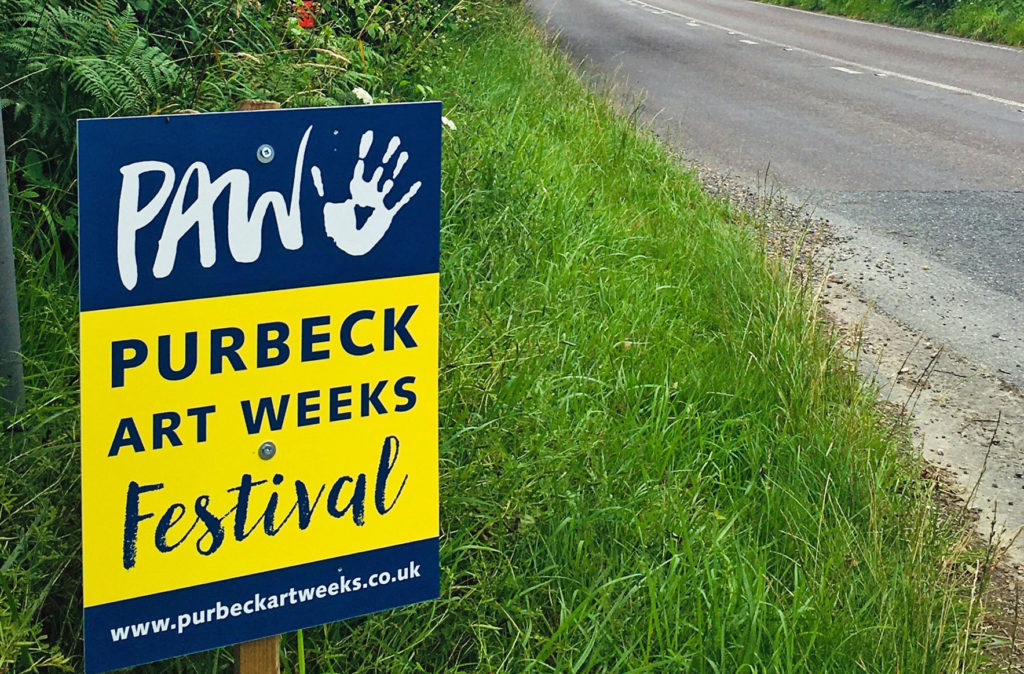 Purbeck Art weeks sign