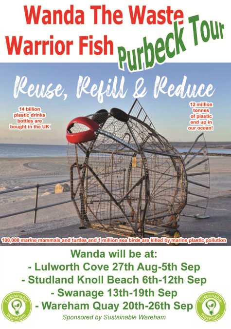 Wanda the fish recycle bin poster