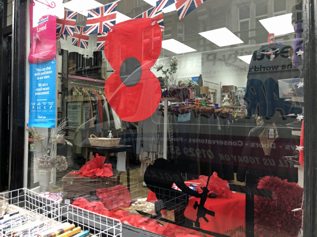 shop with poppies