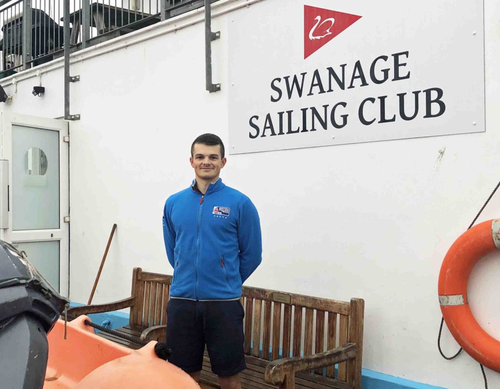 Sam Whaley at Swanage Sailing Club