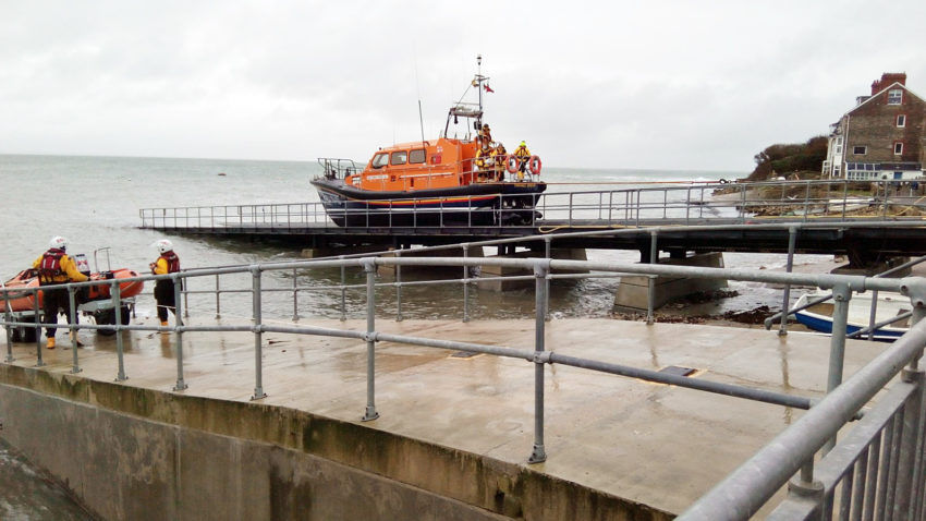 Swanage Lifeboats launch