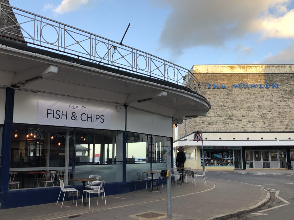 Fish and chip shop in Swanage
