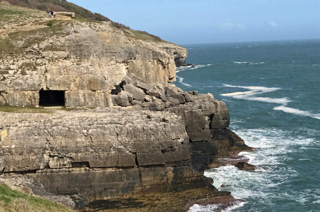Tilly Whim caves at Durlston Country Park