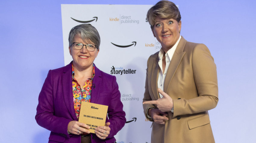 Clare Balding presents Amazon’s fifth Kindle Storyteller Award that celebrates independently published books where the winner scooped a £20,000 cash prize, marketing campaign and a Golden Kindle.