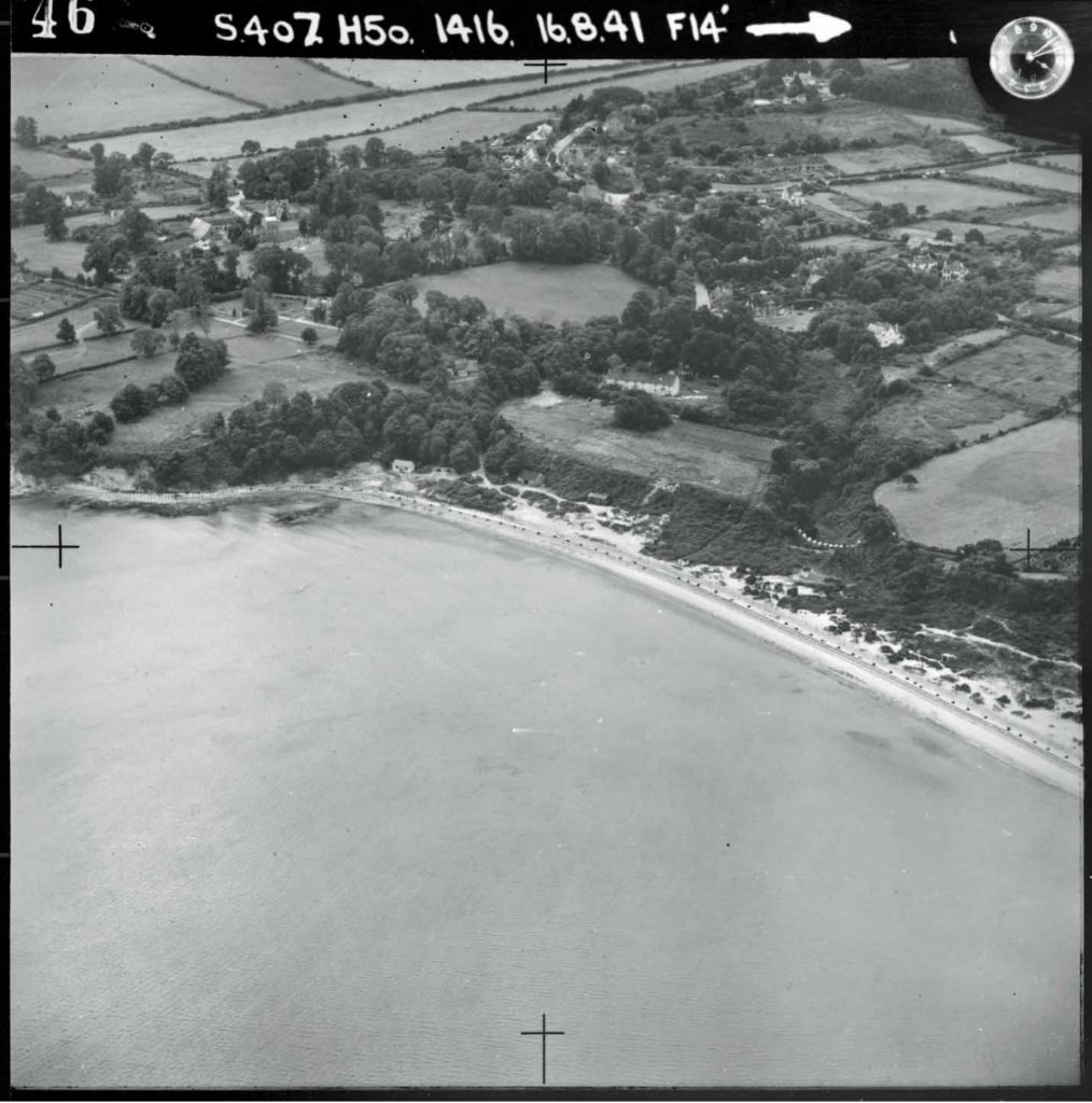 Aerial photo of Studland 16th August 1941