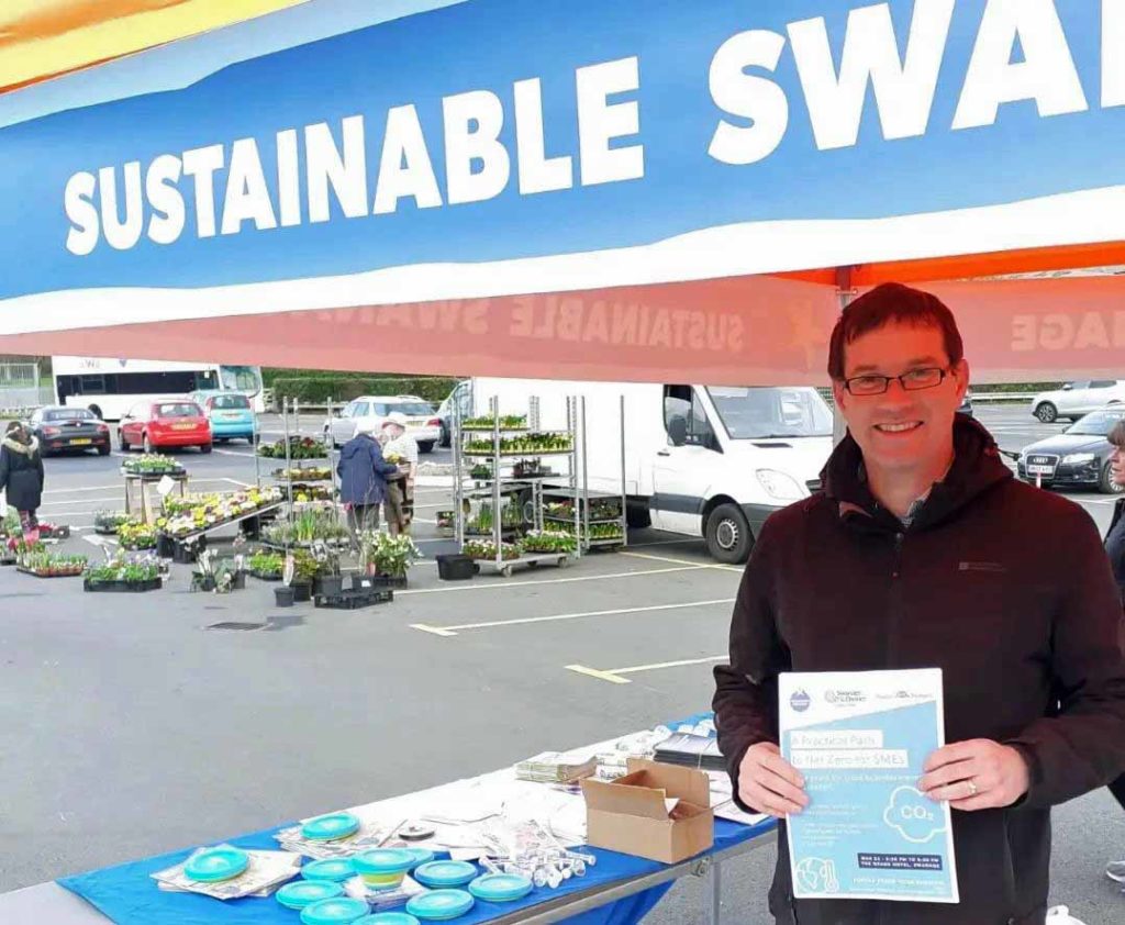 Sustainable Swanage stand at Swanage Market
