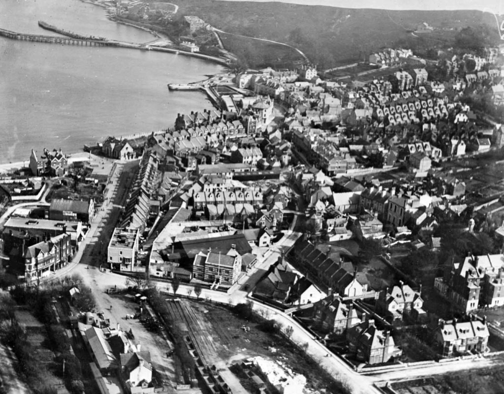 Aerial photo of Swanage 1st April 1920