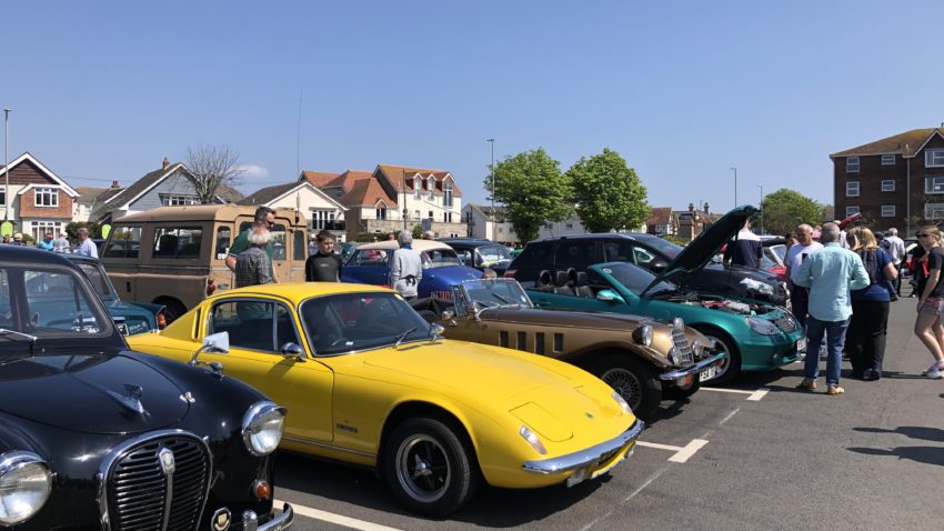 Vintage cars at Swanage classic car show
