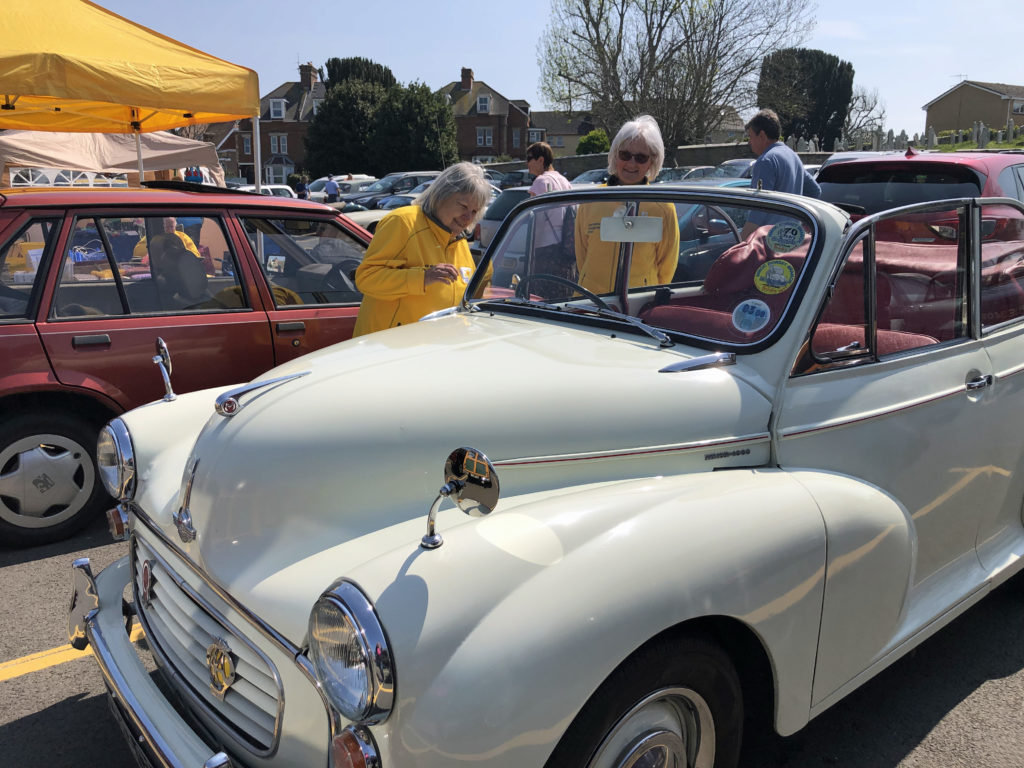Vintage cars at Swanage classic car show 