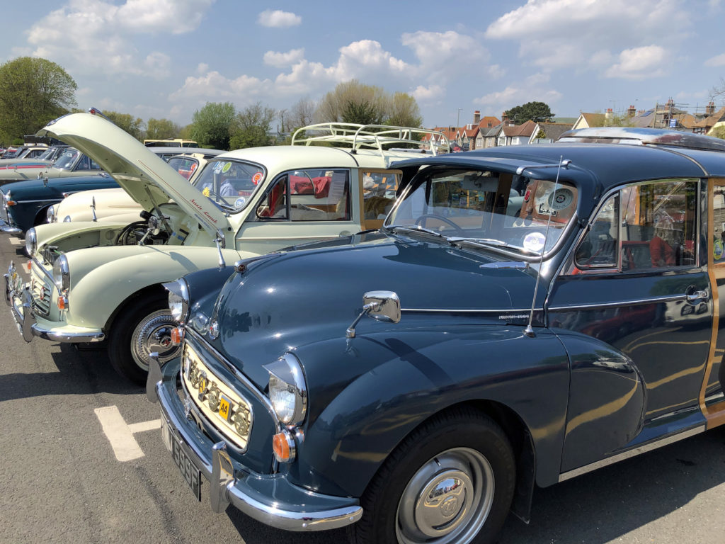 Vintage cars at Swanage classic car show 