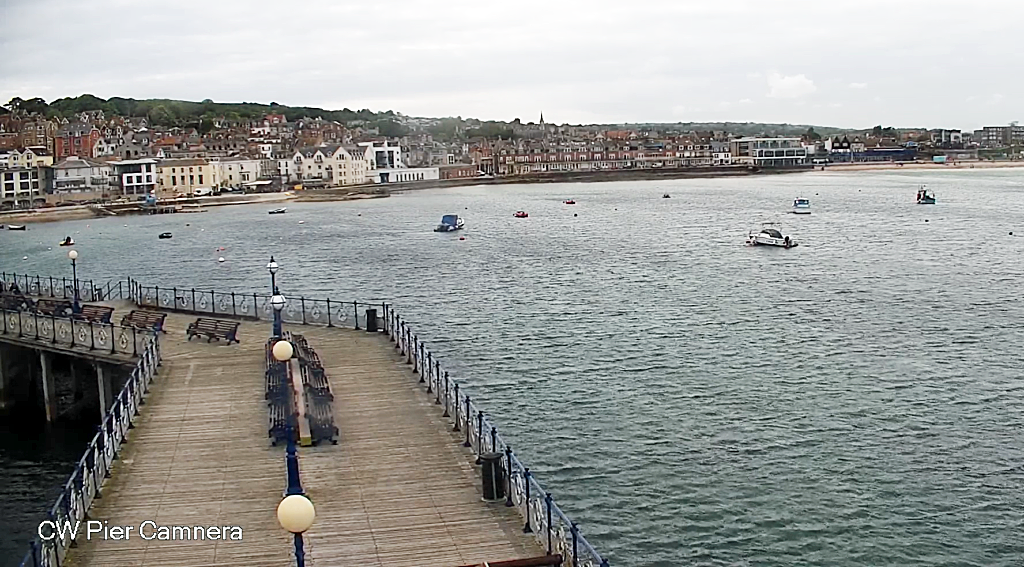 View from Swanage NCI webcam on Swanage Pier