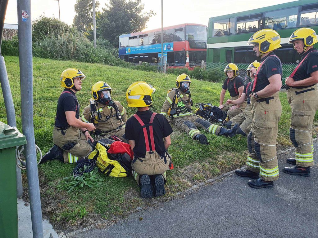 Swanage Fire Station training session