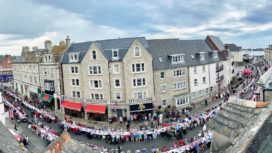 The Queen's Platinum Jubilee tea party in Swanage was on a scale unlikely to be repeated