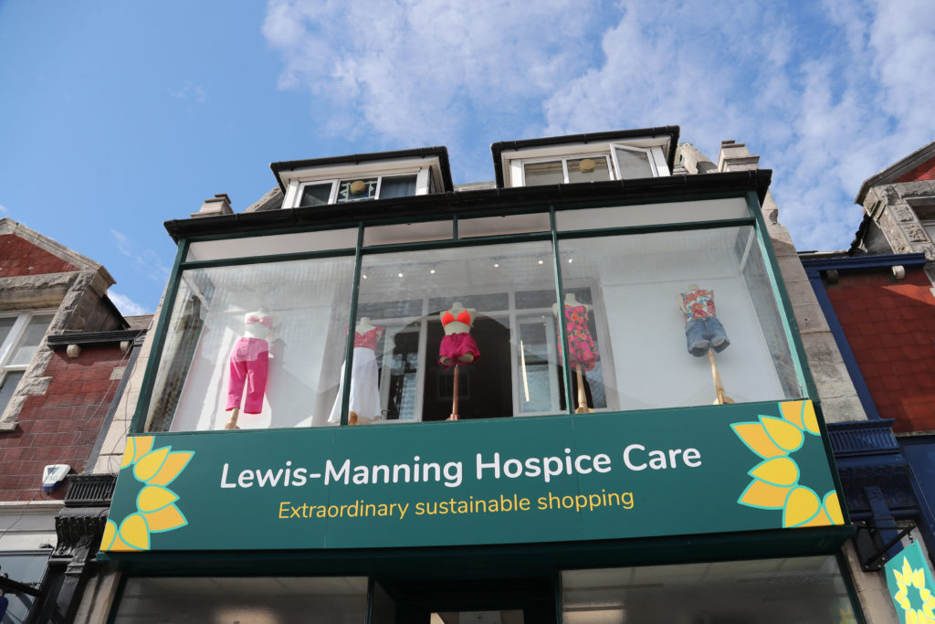 Opening of Lewis-Manning Hospice Care shop in Swanage.