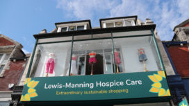 Opening of Lewis-Manning Hospice Care shop in Swanage.