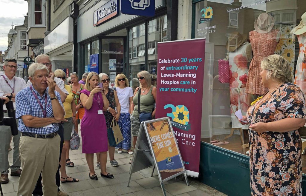 Opening of the Lewis Manning shop in Swanage
