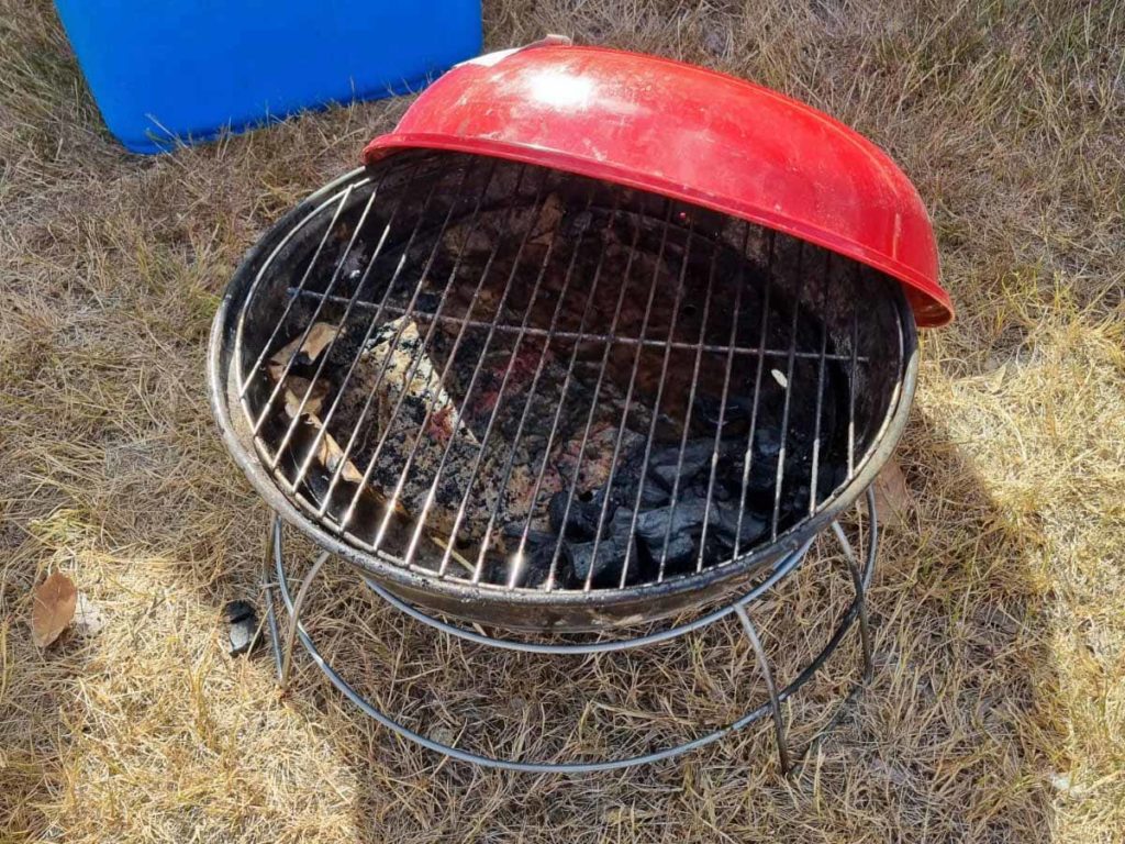 Barbecue that started fire at Stoborough Heath