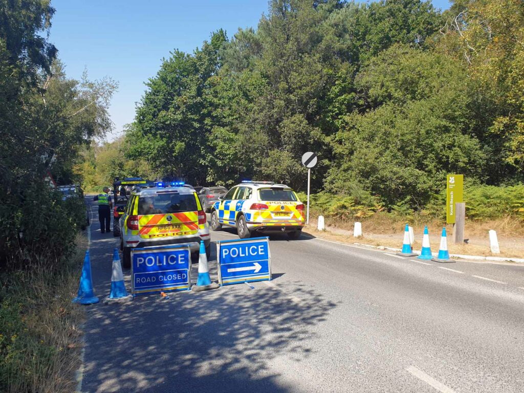 Police close off Ferry road 