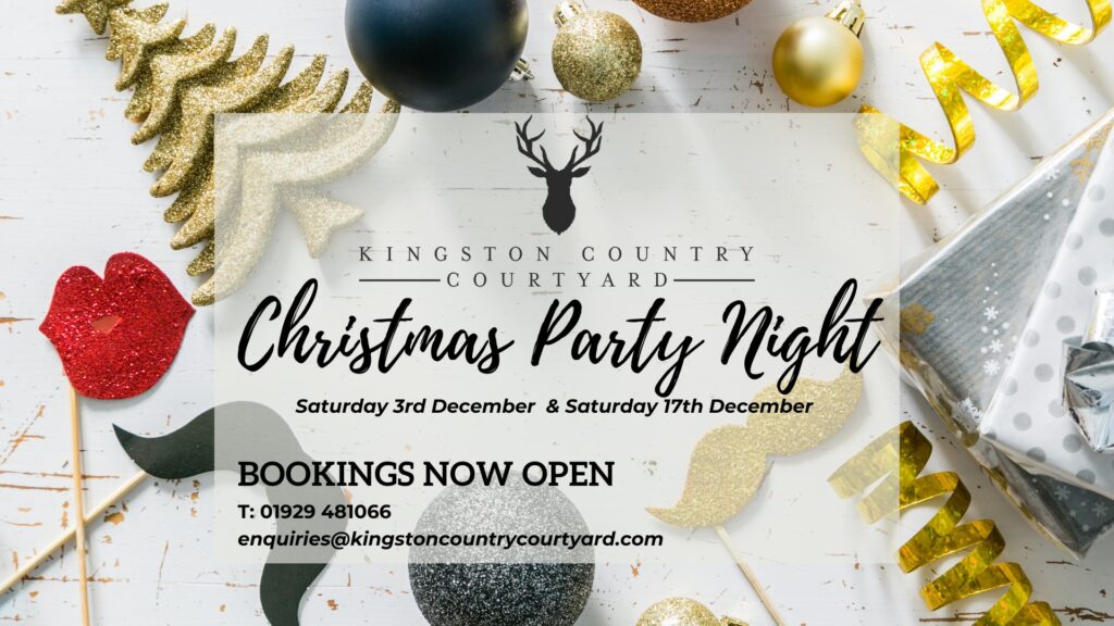 Christmas party night at Kingston Country Courtyard poster