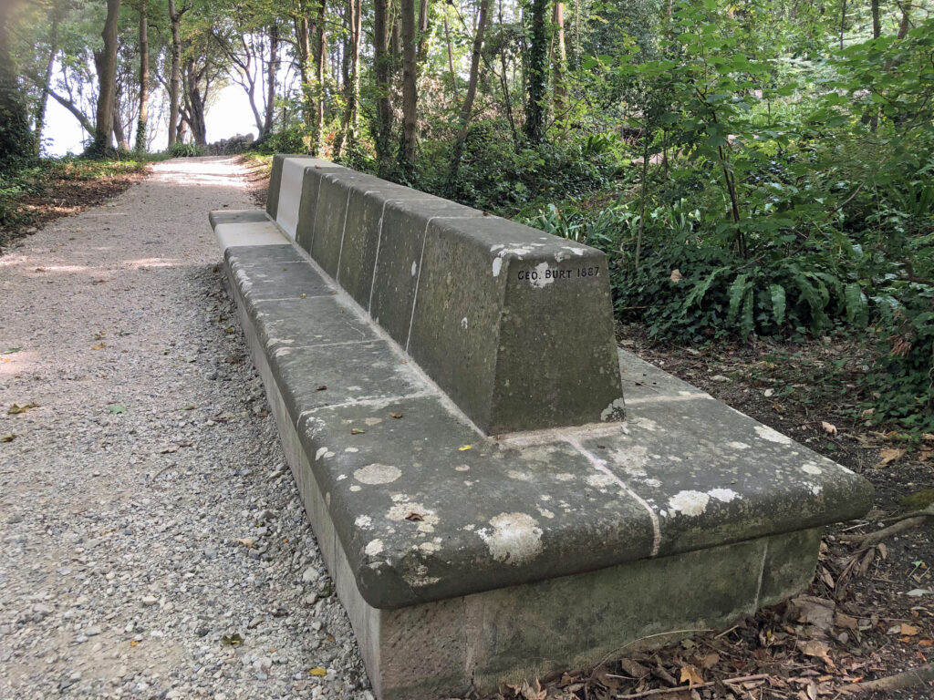 Egyptian bench at Durlston Country Park