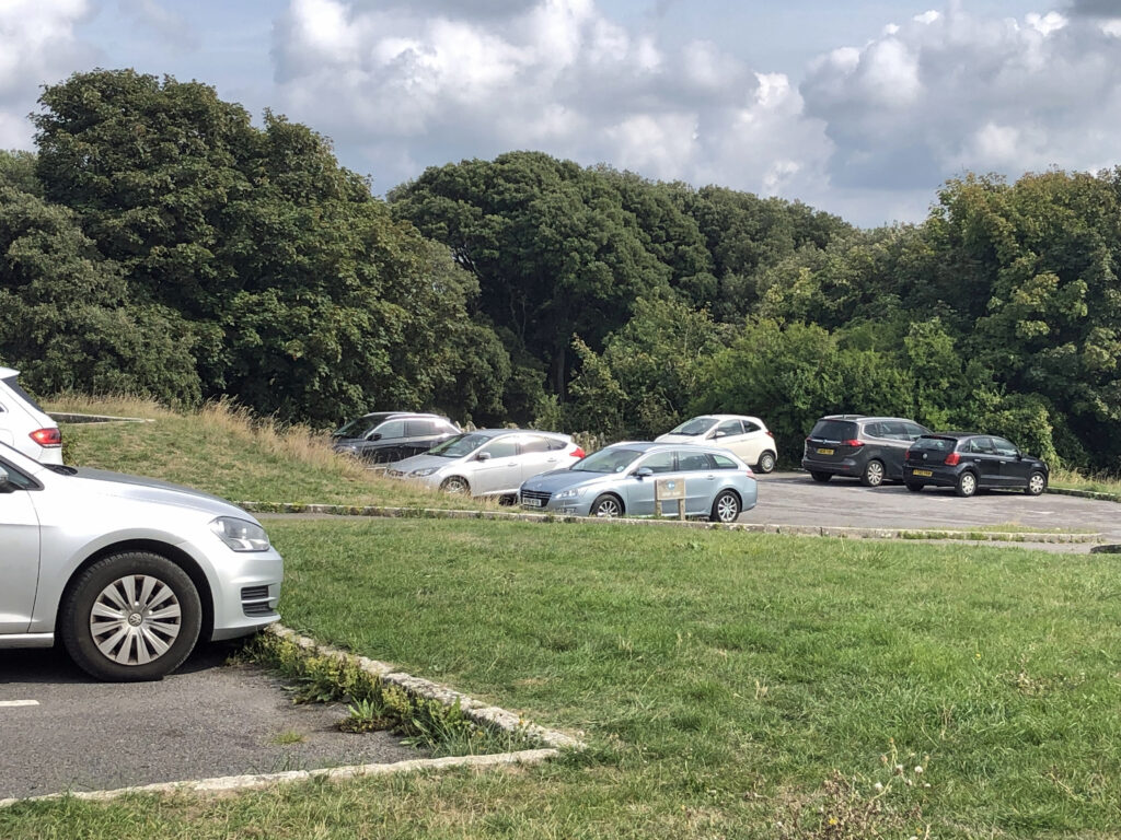 car park at Durlston Country Park