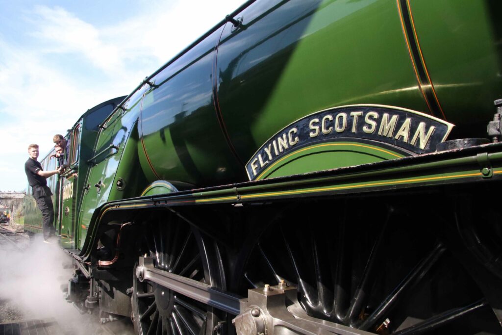 Flying Scotsman in Swanage March 2019