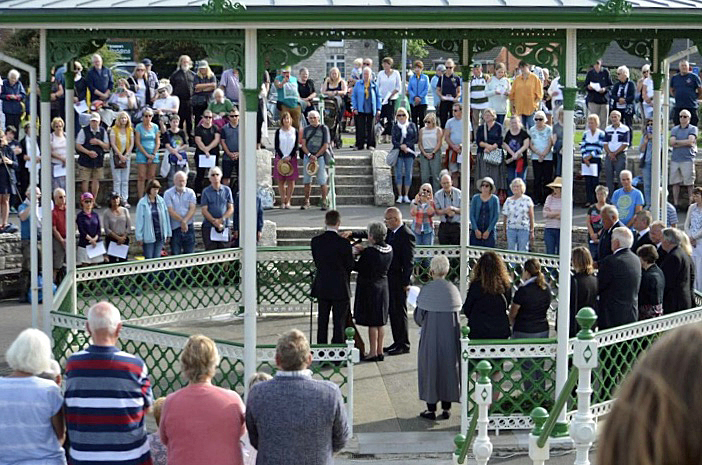 Royal Proclamation at Swanage Bandstand