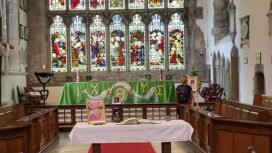 Book of Condolences in the priory Church of St Mary, Wareham